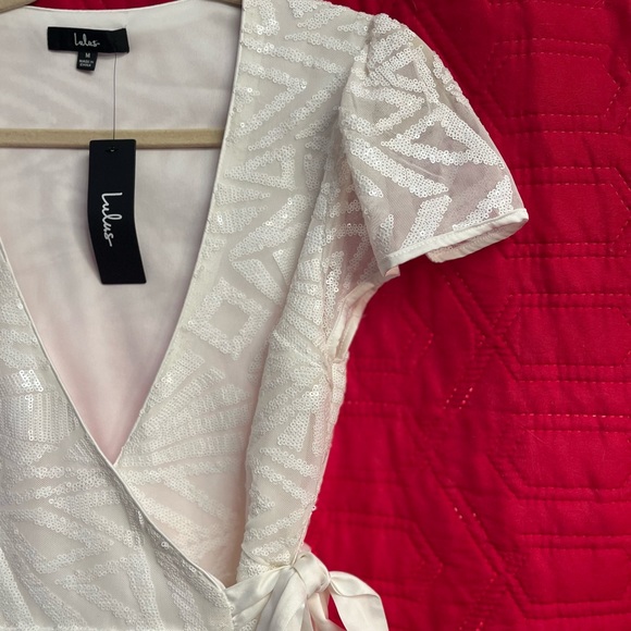 Lulu’s sequined white dress - Picture 3 of 4